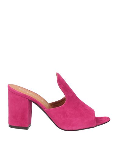 VIA ROMA 15 VIA ROMA 15 WOMAN SANDALS FUCHSIA SIZE 8 LEATHER 