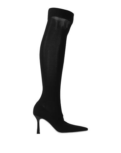 René Caovilla Rene' Caovilla Woman Boot Black Size 12 Cashmere In Black