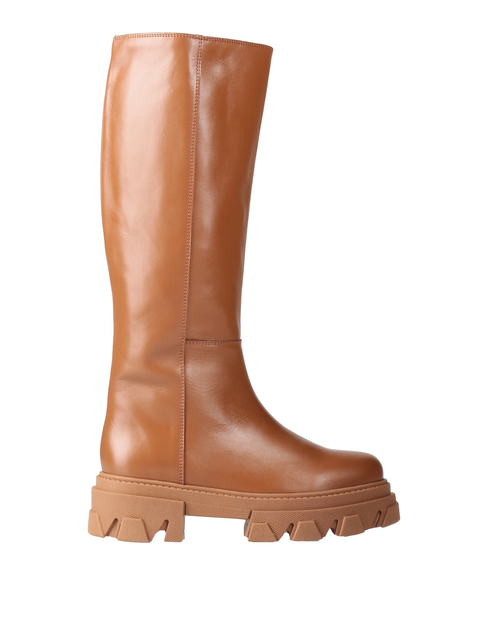 Shop Alohas Woman Boot Tan Size 6 Soft Leather In Brown