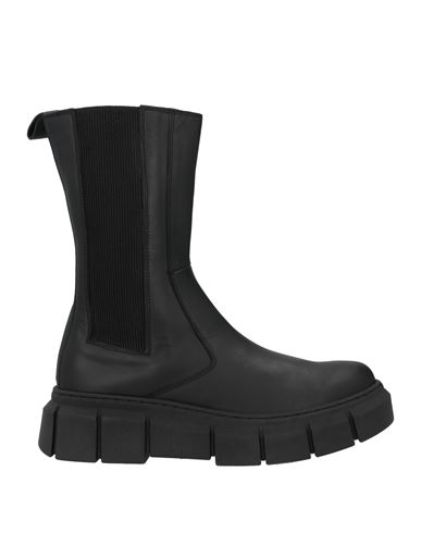 Alohas Woman Ankle Boots Black Size 7.5 Leather In Black