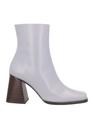 Alohas Woman Ankle Boots Cream Size 7.5 Leather In White