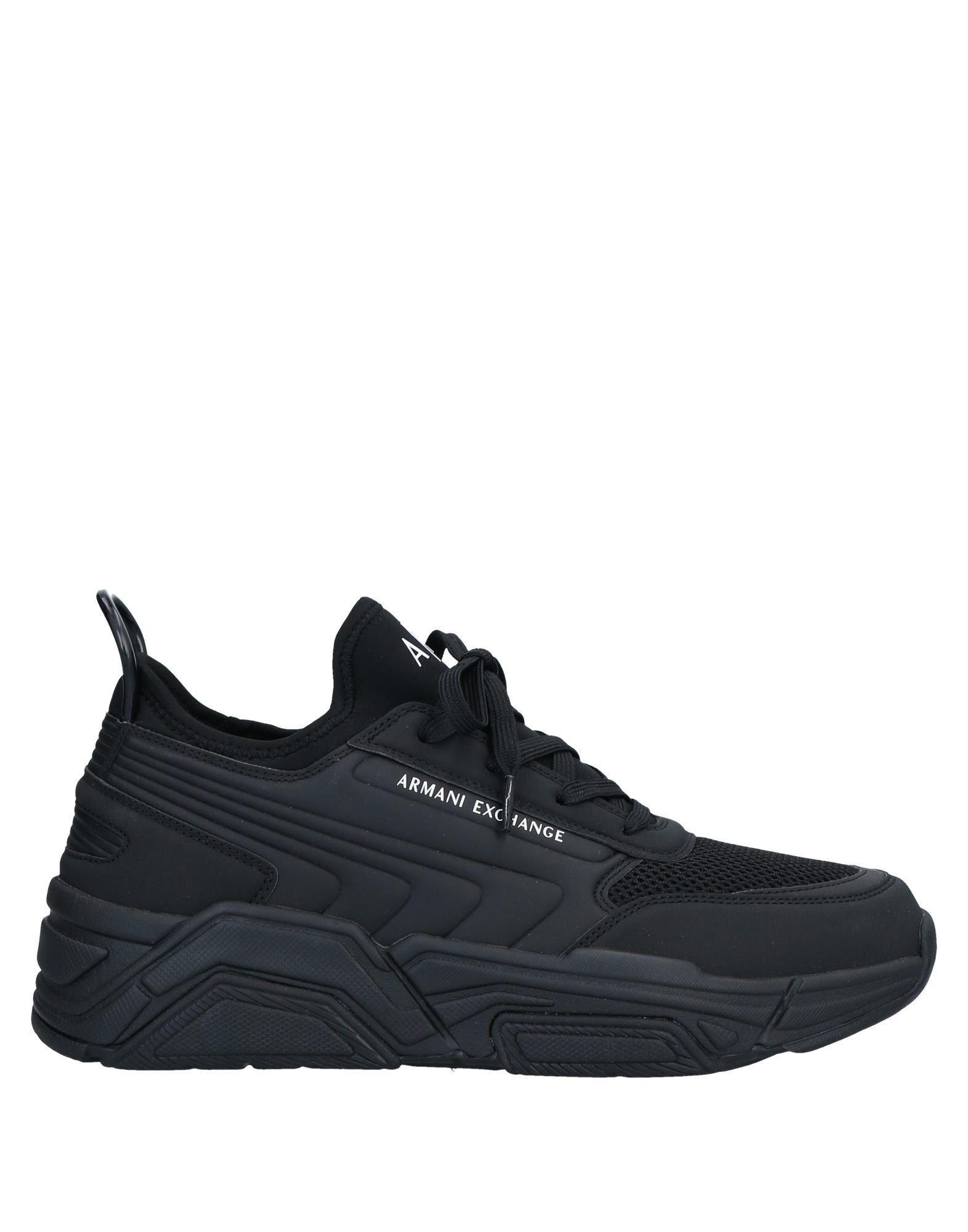Armani Exchange Sneakers In Black