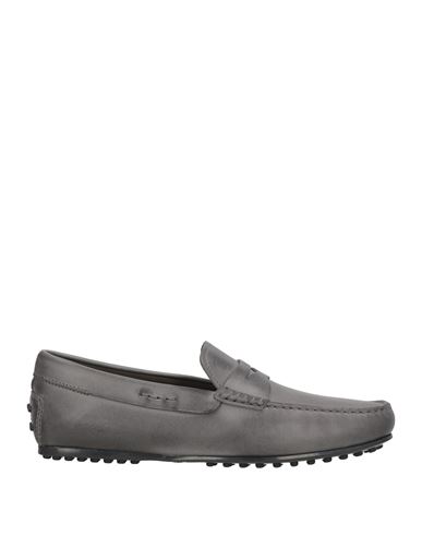 Tod's Man Loafers Charcoal Size 9 Soft Leather