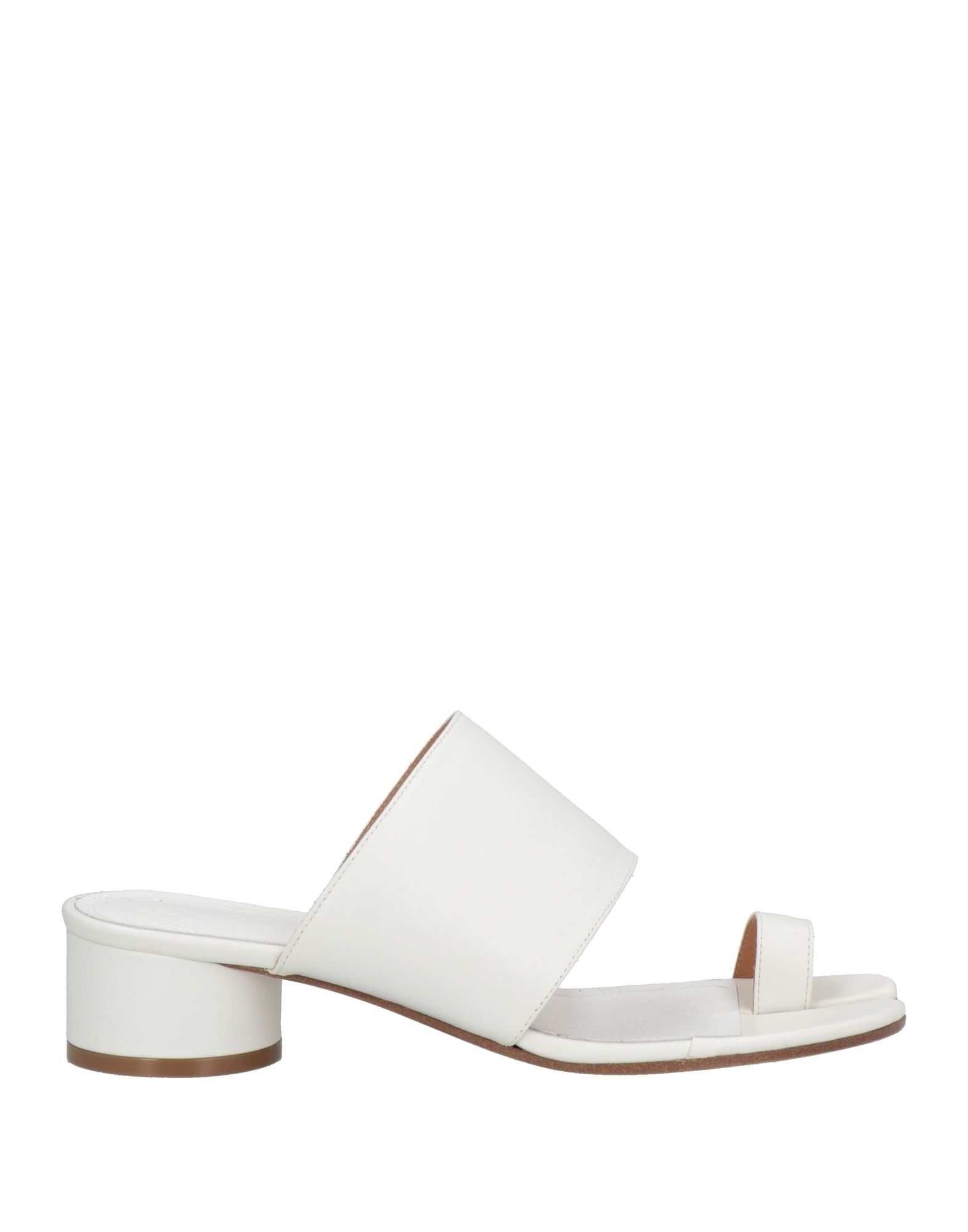 Maison Margiela Toe Strap Sandals In White