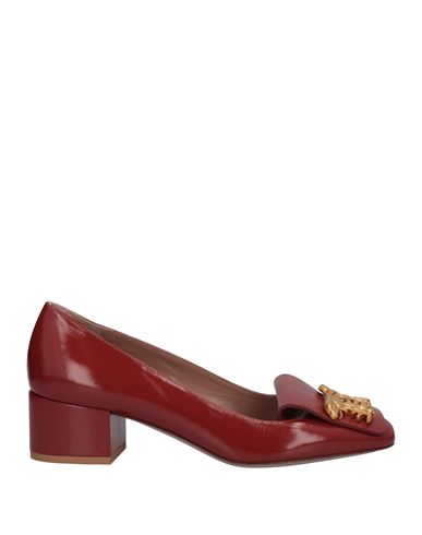 Valentino Garavani Woman Loafers Brick Red Size 9 Soft Leather