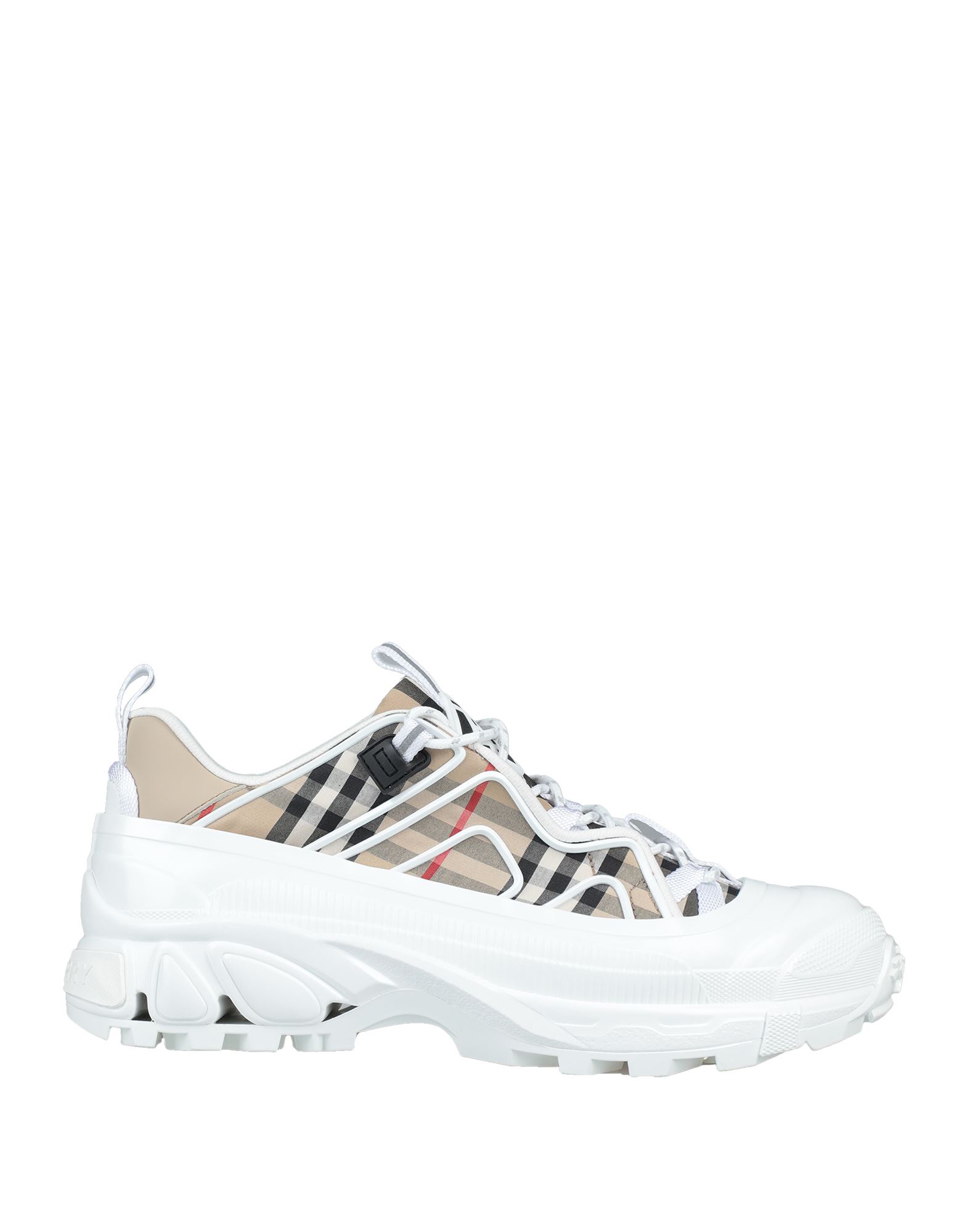 Burberry Arthur Vintage Check Sneakers In White