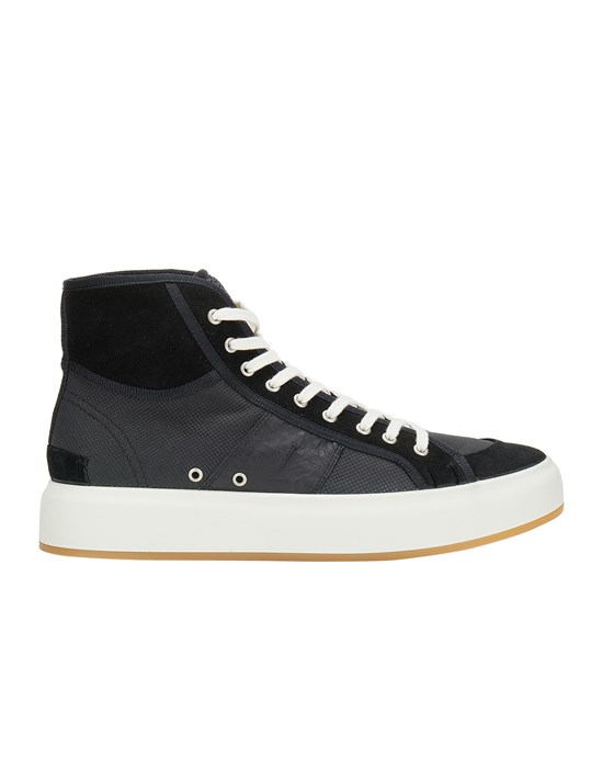 Shoe. Man S0440 LEATHER SHOES Front STONE ISLAND