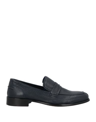 Wexford Man Loafers Navy Size 7 Soft Leather In Navy