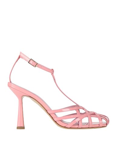 Shop Aldo Castagna Woman Sandals Pink Size 8 Soft Leather