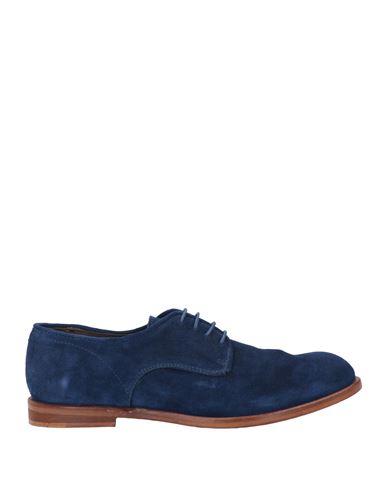 Jp/david Man Lace-up Shoes Blue Size 8 Leather