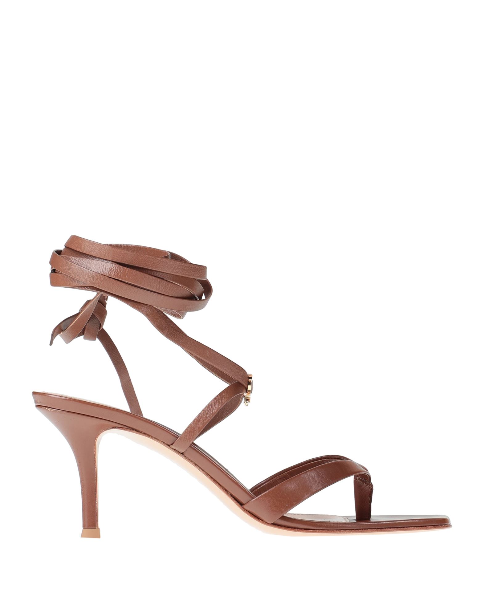 Gianvito Rossi Toe Strap Sandals In Brown