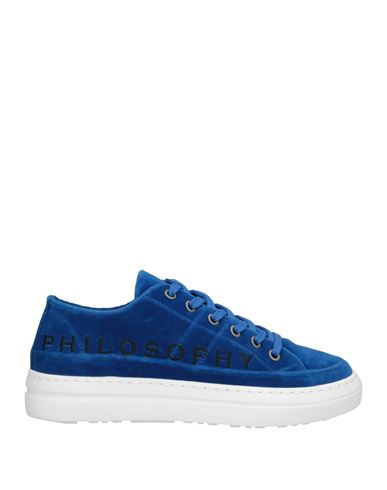 Philosophy Di Lorenzo Serafini Woman Sneakers Blue Size 9 Textile Fibers