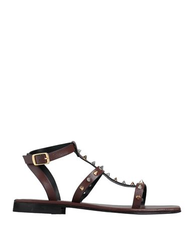 Donnari Donnarì Woman Sandals Cocoa Size 6 Soft Leather In Brown