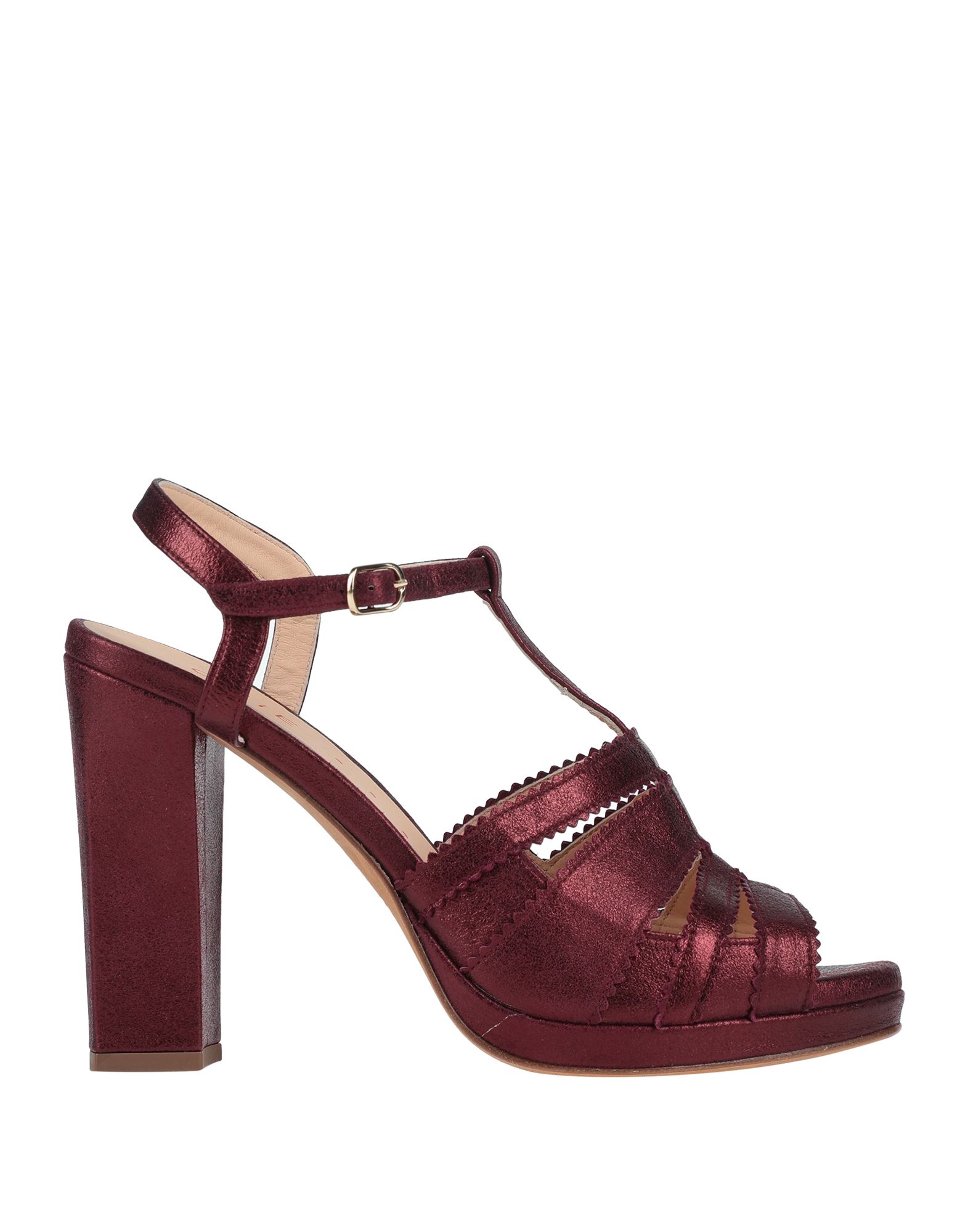 Chie By Chie Mihara Sandals In Maroon