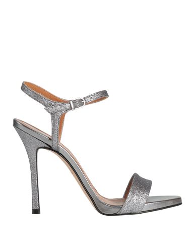 Marc Ellis Woman Sandals Silver Size 10 Textile Fibers