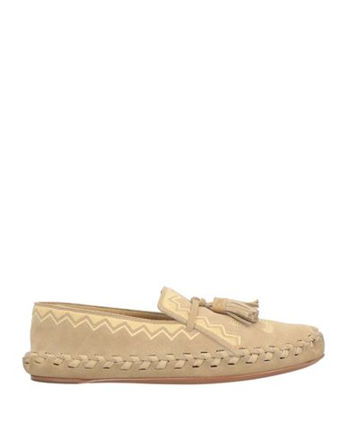 Celine Woman Loafers Beige Size 8 Soft Leather