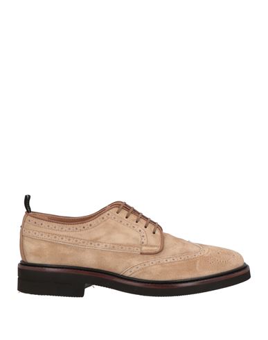 Shop Brimarts Man Lace-up Shoes Beige Size 9 Soft Leather