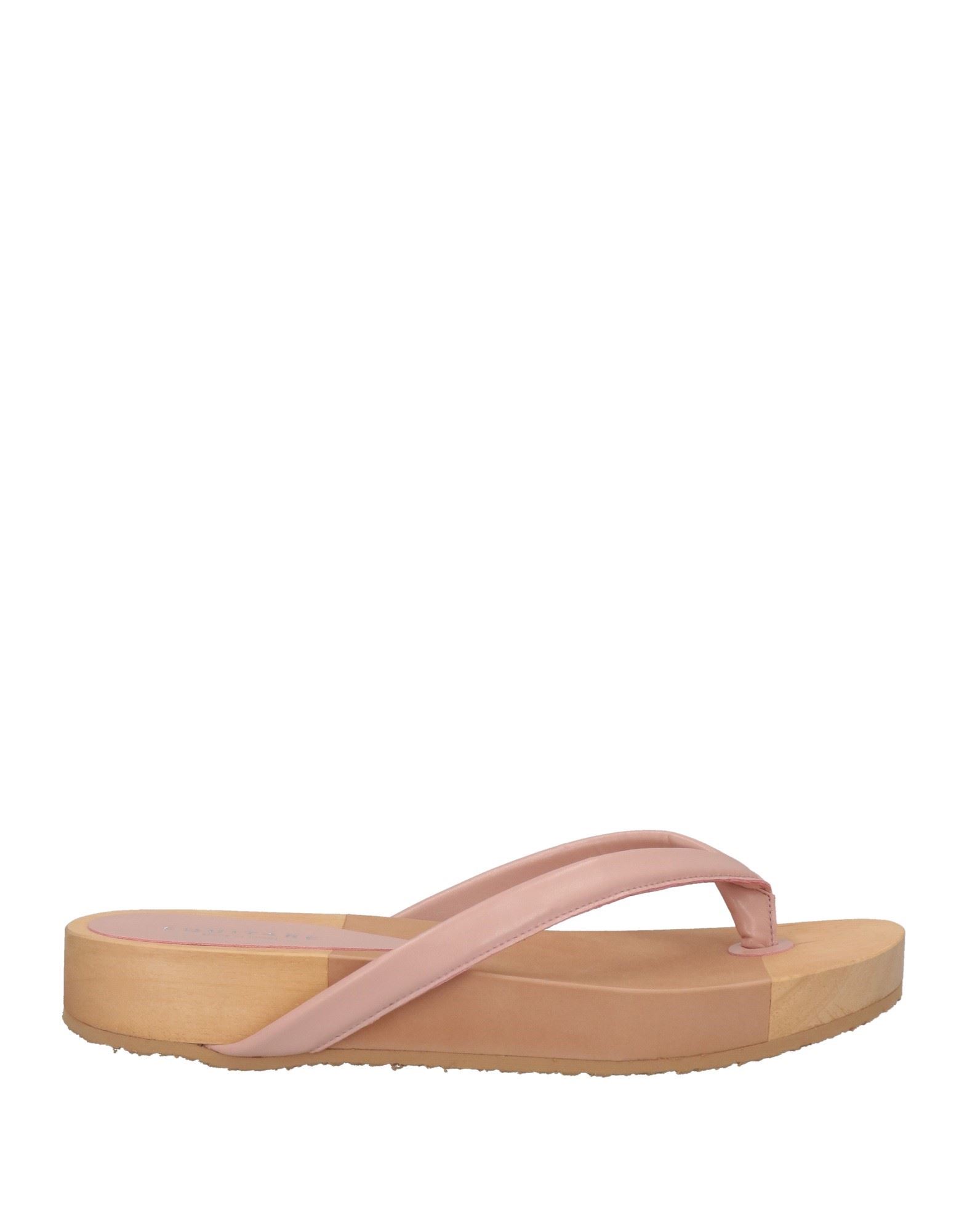 Shop Eqüitare Equitare Woman Thong Sandal Pink Size 8 Textile Fibers