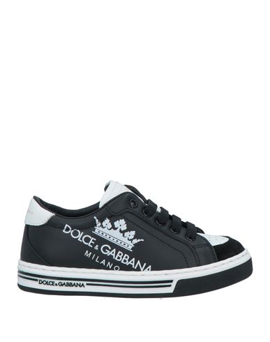 Dolce & Gabbana Babies'  Toddler Boy Sneakers Black Size 9.5c Calfskin