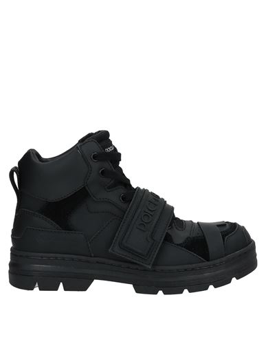 Shop Dolce & Gabbana Toddler Boy Ankle Boots Black Size 9c Calfskin, Rubber, Nylon