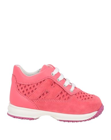 Hogan Babies'  Toddler Girl Sneakers Coral Size 9.5c Soft Leather In Red