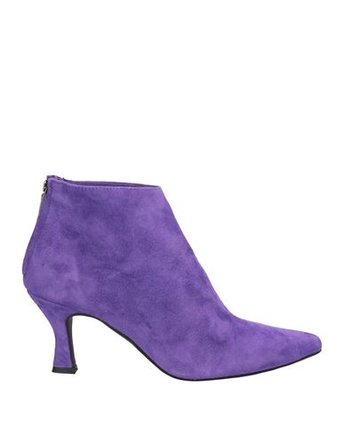 Ovyè Ovyé Woman Ankle Boots Purple Size 8 Goat Skin