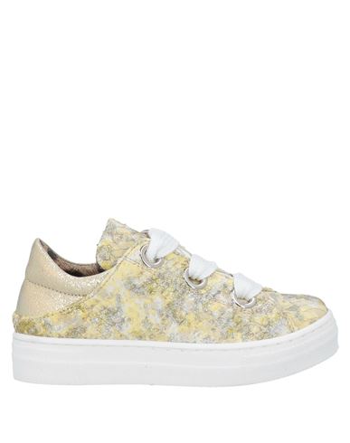 Roberto Cavalli Junior Babies'  Toddler Girl Sneakers Light Yellow Size 10c Soft Leather