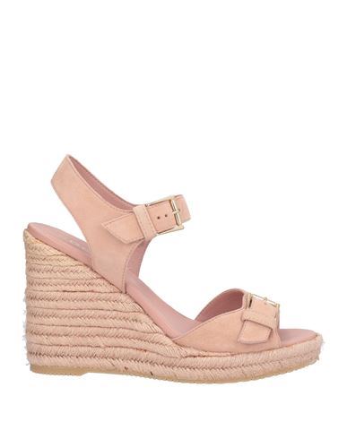 Hogan Woman Espadrilles Light Pink Size 8 Leather In Multi