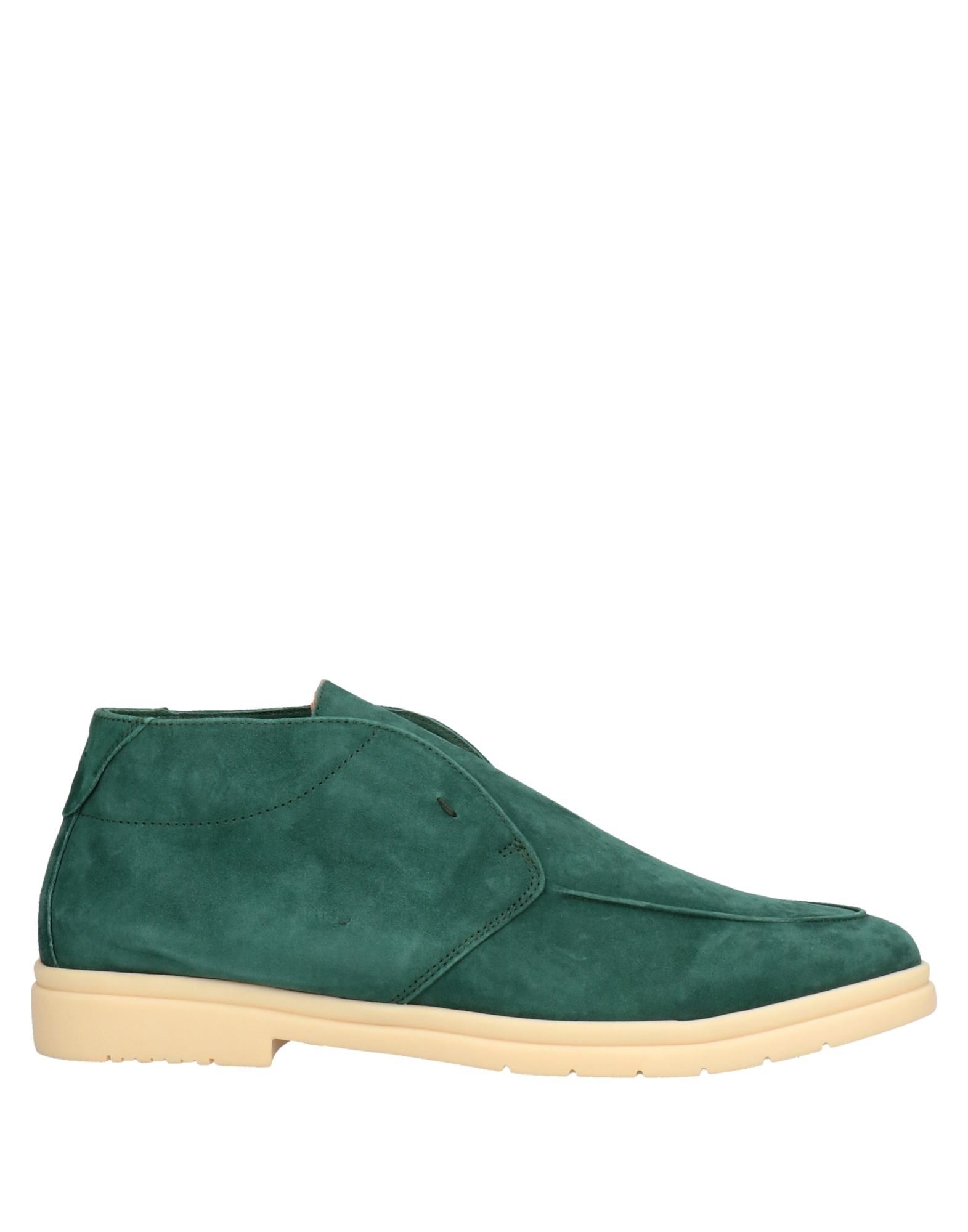 Andrea Ventura Firenze Ankle Boots In Green