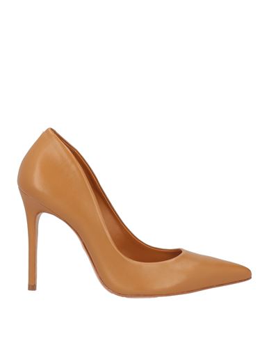 Schutz Woman Pumps Tan Size 9.5 Soft Leather In Brown