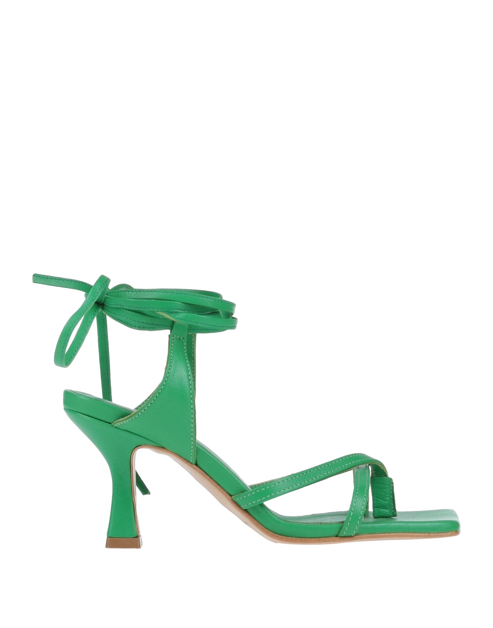 Ovye' By Cristina Lucchi Toe Strap Sandals In Green