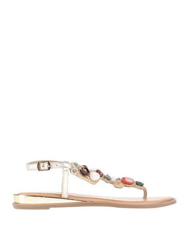 Sandalias de dedo Mujer Platino 37 Mujer