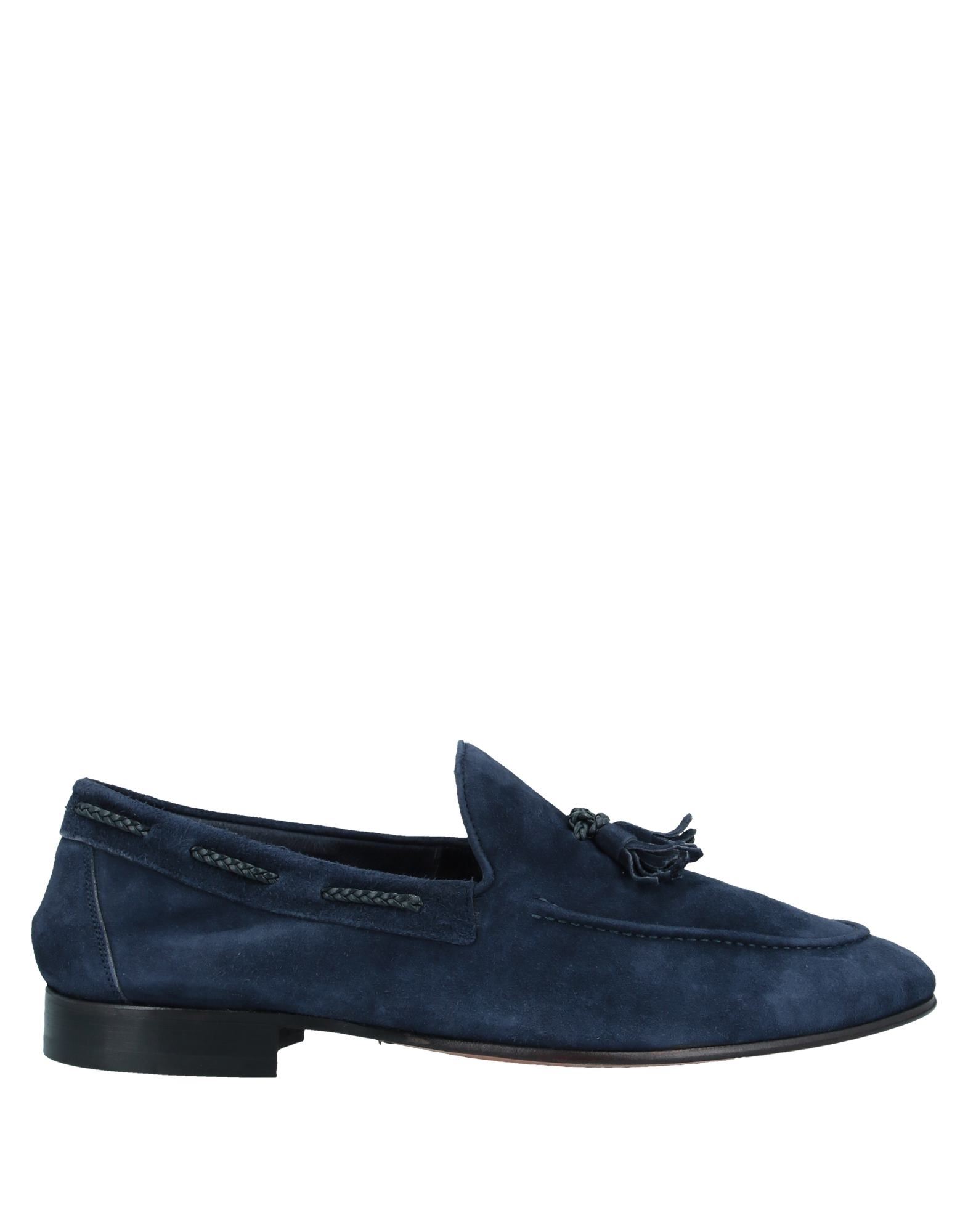 MARC EDELSON Loafers-Shoes Mens Suede Blue