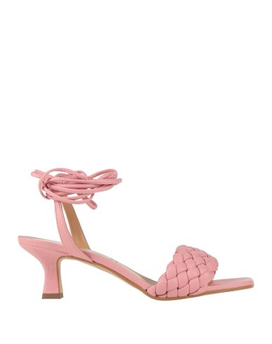 Paolo Mattei Woman Sandals Pink Size 9 Textile Fibers