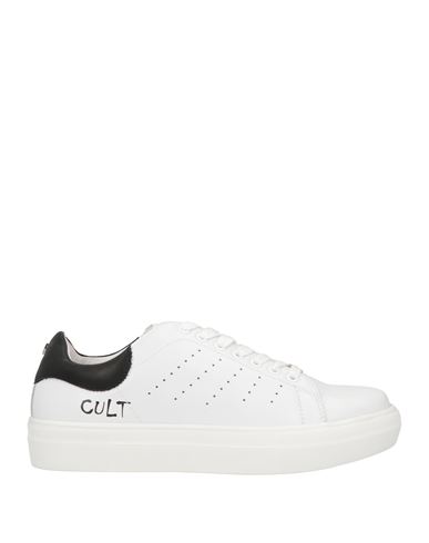 Cult Man Sneakers White Size 12 Soft Leather