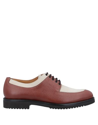 Ferragamo's Creations Woman Lace-up Shoes Tan Size 7 Soft Leather In Brown