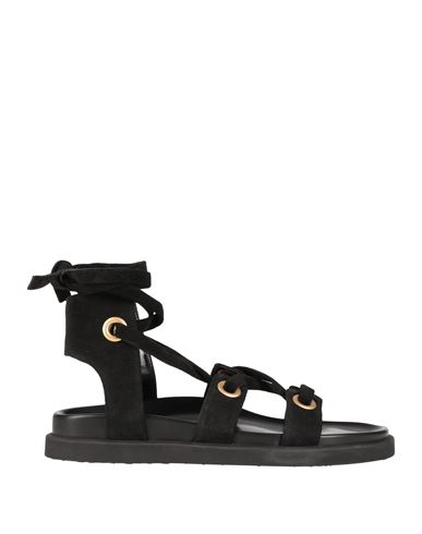 Gianvito Rossi Woman Sandals Black Size 8 Soft Leather In Black