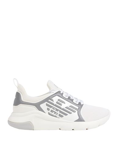 Ea7 Man Sneakers White Size 4.5 Textile Fibers, Rubber