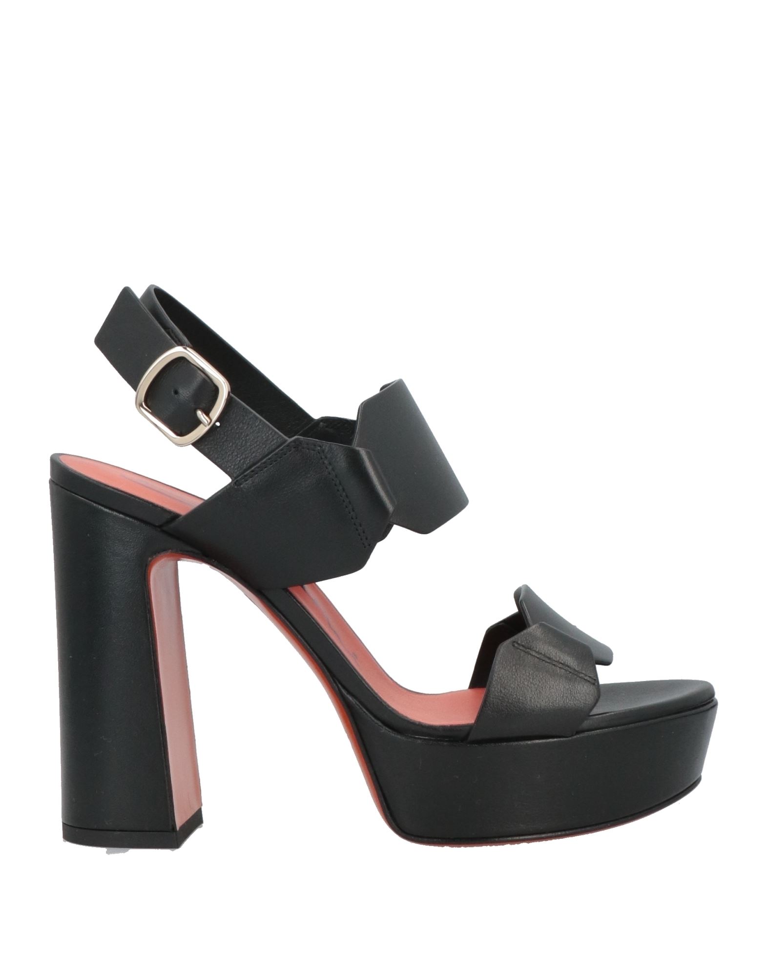 Santoni Sandals In Black