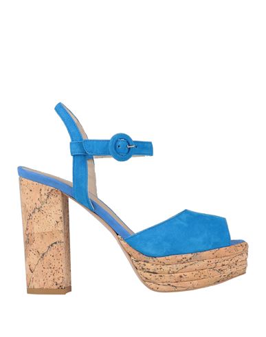 Le Silla Woman Mules & Clogs Blue Size 8 Soft Leather