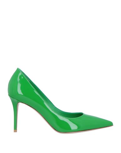 Le Silla Woman Pumps Green Size 8.5 Soft Leather