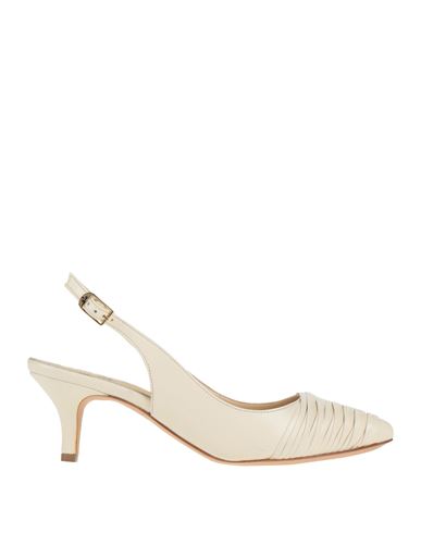 L'arianna Woman Pumps Cream Size 7 Soft Leather In White