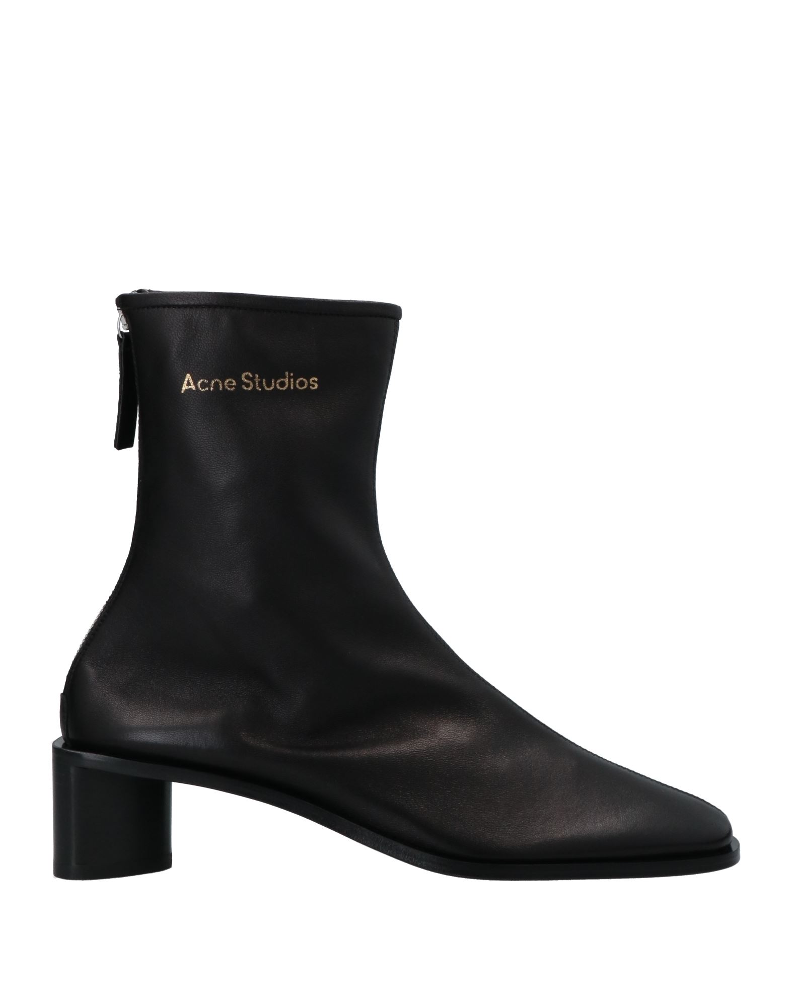 Shop Acne Studios Woman Ankle Boots Black Size 8 Soft Leather