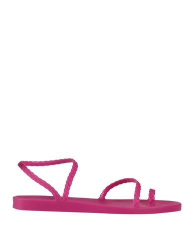 Shop Ancient Greek Sandals Woman Thong Sandal Fuchsia Size 11 Rubber In Pink