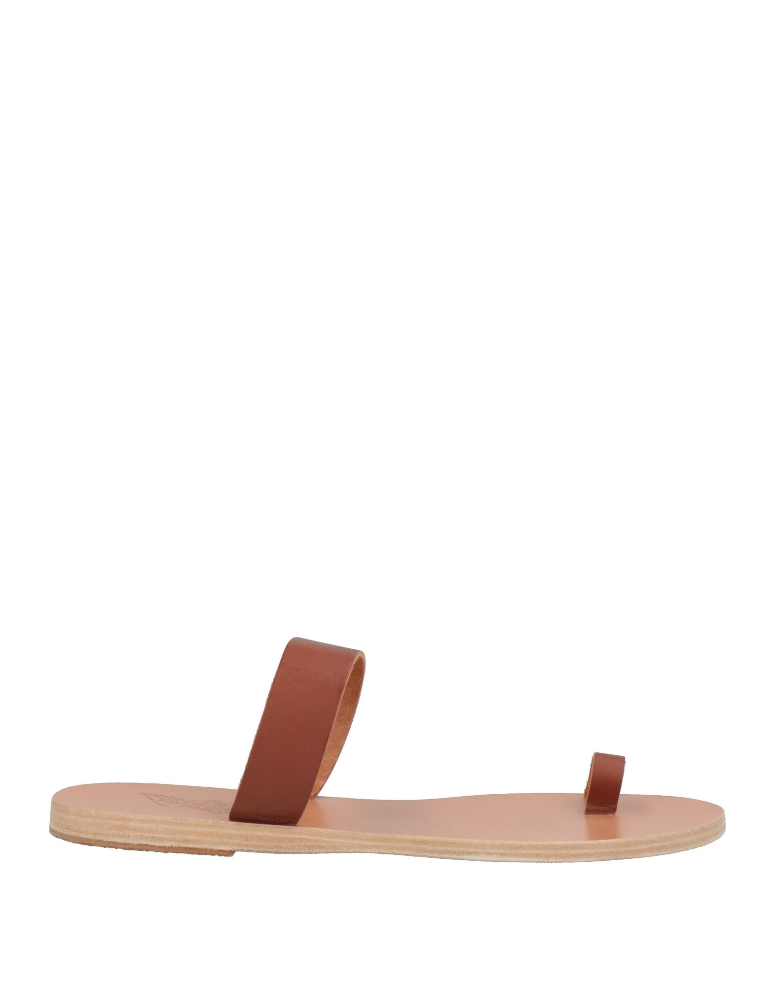Ancient Greek Sandals Toe Strap Sandals In Brown