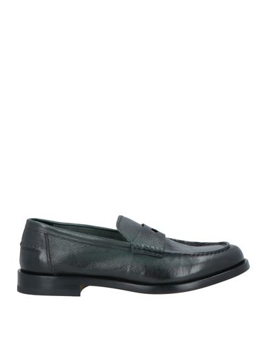 Shop Doucal's Man Loafers Dark Green Size 11 Soft Leather