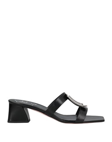 Roger Vivier Woman Sandals Black Size 4.5 Leather In Black