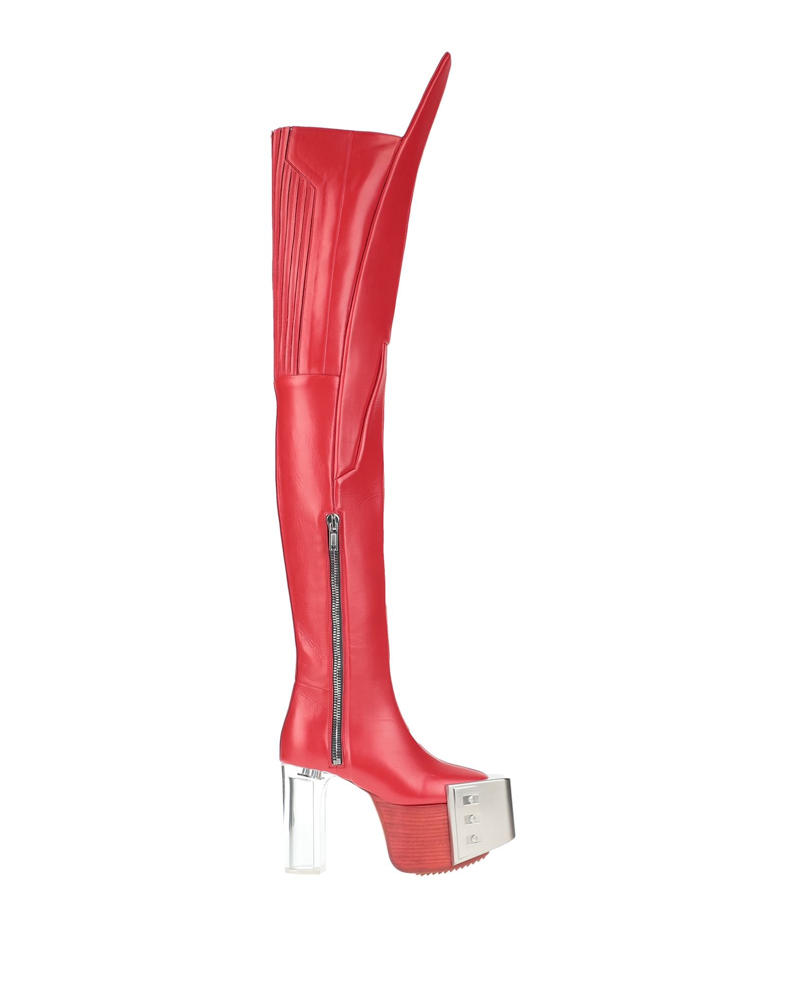 RICK OWENS KNEE BOOTS 