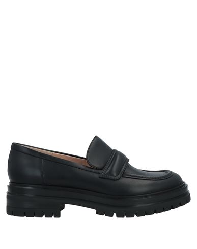 Gianvito Rossi Woman Loafers Black Size 9 Calfskin