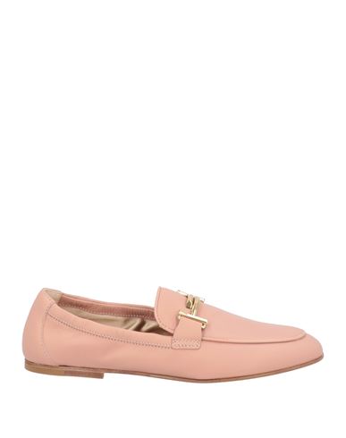 Shop Tod's Woman Loafers Blush Size 7.5 Soft Leather In Pink